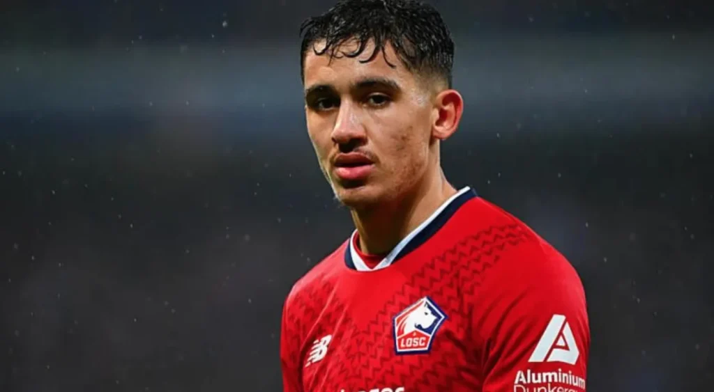 Osame Sahrawi suffers an injury to the defeat in Lille