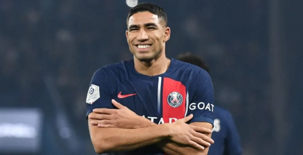 Achraf Hakimi third best paid player in France