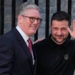 Zelenskyy is welcomed in Downing Street after injured Trump Clash