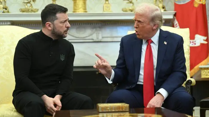 Trump cuts a short Zelenskyy meeting after the fiery white house against the White House