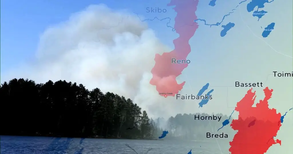 Interactive maps from Minnesota Wildfire show how far infernos have spread