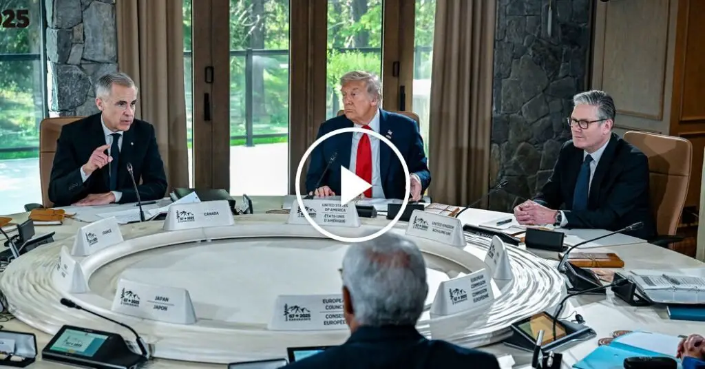 Trump leaves G7 early after Tehran’s evacuation warning