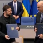 Zelensky, Europe Rights Body Sign Accord for Ukraine was Tribunal