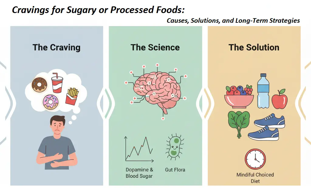 Why they long for sugar -containing and processed foods (and how to stop)