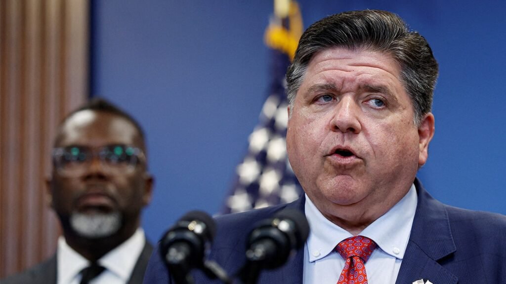 Us -EIS who is accused of harassing people by Illinois Governor Pritzker for breed