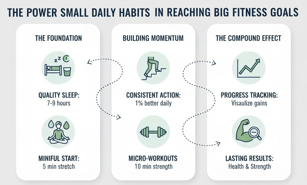 The power of small daily habits when reaching great fitness goals