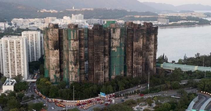 Hong Kong apartment fire death toll rises to 128, 8 more arrested – National