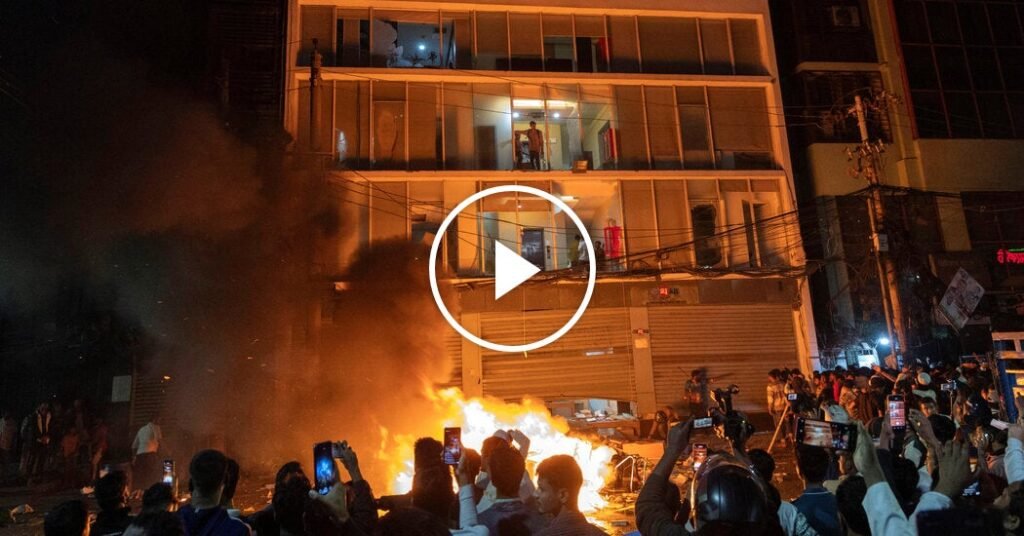 Unrest erupts in Bangladesh after a student protest leader is killed