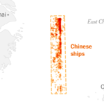 Thousands of Chinese fishing boats are quietly forming huge sea barriers