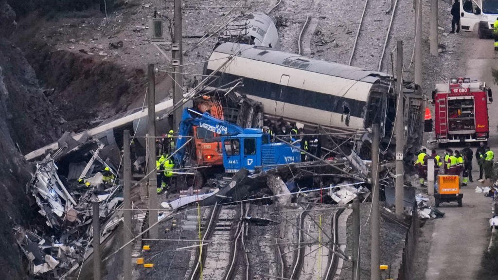 The death toll from a train crash in Spain rises to 42, casting a shadow over the world-class rail system