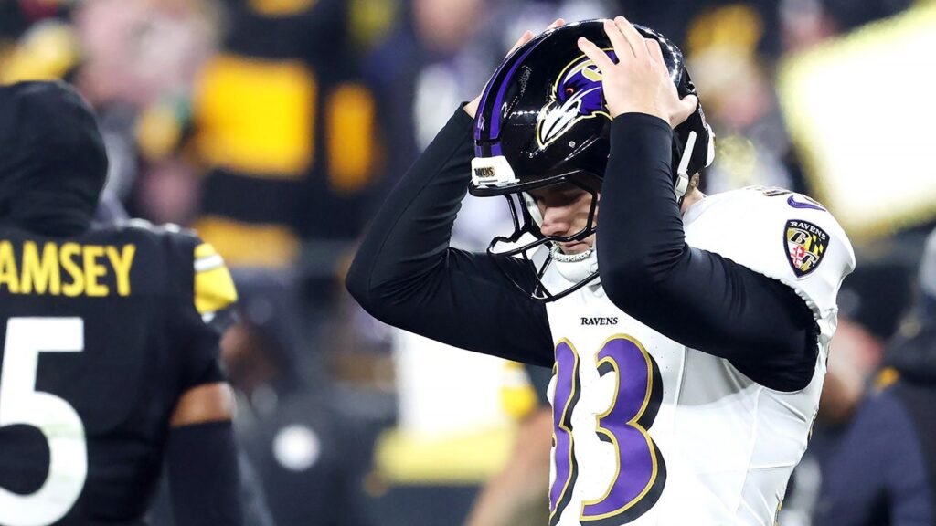 Steelers win AFC North after Ravens’ Tyler Loop misses walk-off field goal