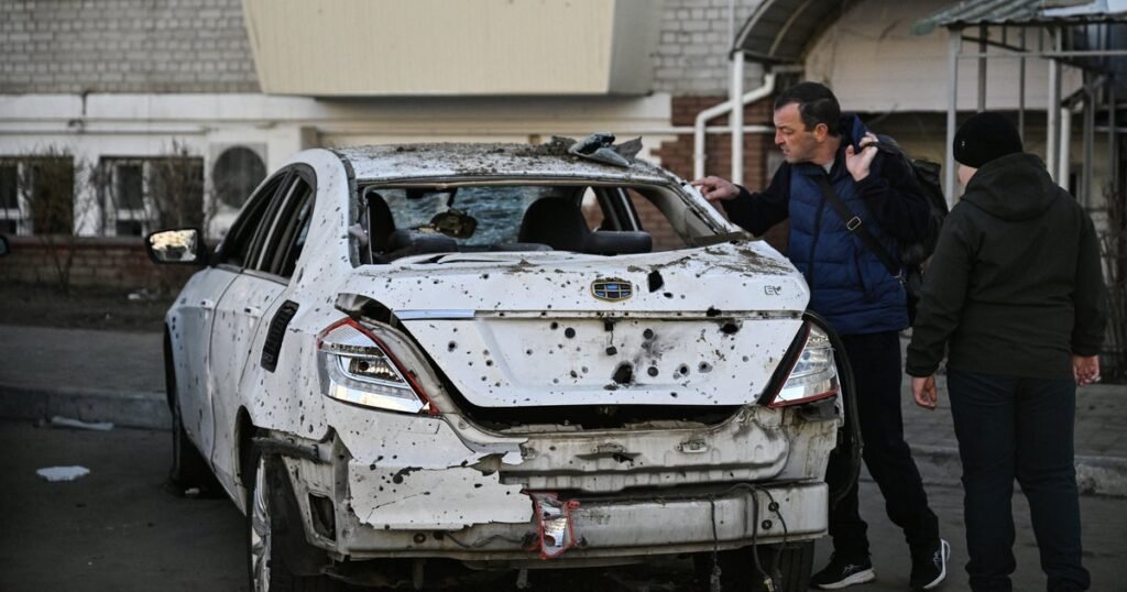 Four people are killed and at least 15 injured in a Russian missile and drone attack on the Kiev region